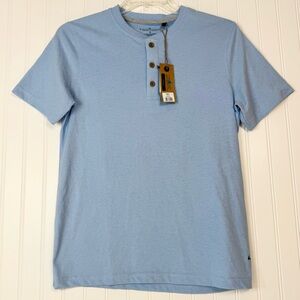 Tailor Vintage Shirt Mens Small  Blue Fog Polo Short Sleeve Golf‎ Outdoors